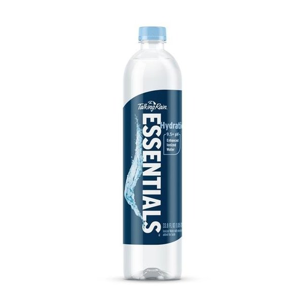 Essentials Essentials 9076304 1 Liter Talking Rain Hydration Bottled Water - Pack of 12 9076304